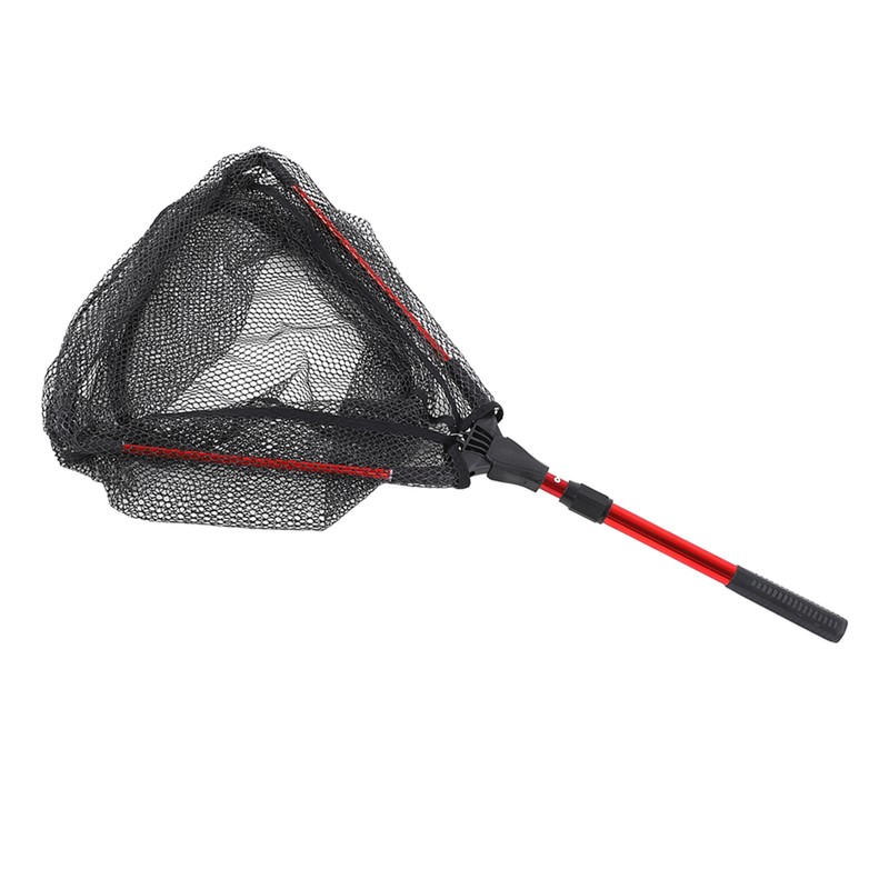 Floating Fishing Net Aluminum Alloy Hex Structural Mesh Extended Handle