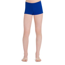 Capezio Kids Boy-Cut Low Rise Short, Royal,