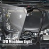 LED Machine Tool Lamp Magnetic Base Flexible Gooseneck 900LM Metal