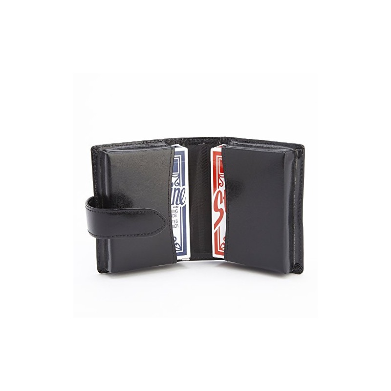 Aristo Double Decker Playing Card Case Color: Black