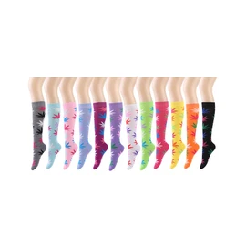 Gelante 12 Pairs Women Knee High Socks - 196009