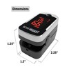Deluxe SM-110 Finger Pulse Oximeter with Carry Case and Neck/Wrist
