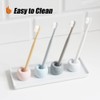 Urbanstrive Sleek Mini Ceramics Toothbrush Holder Stand for Bathroom Vanity