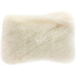 LANA GROSSA Setasuri Fine Lace Yarn Made of Suri Alpaca Fibres with Silk, Hand Knitting Yarn Made of 69% Alpaca (Suri) and 31% Silk, 25 g Wool for Knitting and Crocheting, 212 m Yarn