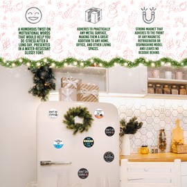 Everything is Fine Magnet for Workspace Decor - Gag Gift Idea for Home, Desks, Lockers, and College Spaces - Ideal Gift for Friends, Coworkers & Family Members