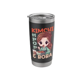 Cute Kimchi Kpop & Boba Stainless Steel Insulated Tumbler