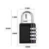 HRLORK Combination Padlock 3 Packs School Locker Lock Outdoor Weatherproof