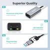 USB C to Ethernet Adapter, USB C to RJ45 (USB