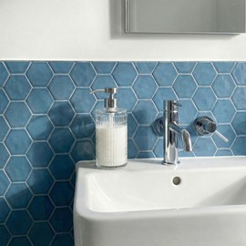 Elegant Fluted Glass Soap Dispenser with Stainless Steel Pump, 17oz Vintage Art Deco Style Clear Ribbed Glass Bottle for Bathroom, Dish Soap Dispenser for Kitchen (Silver Pump)