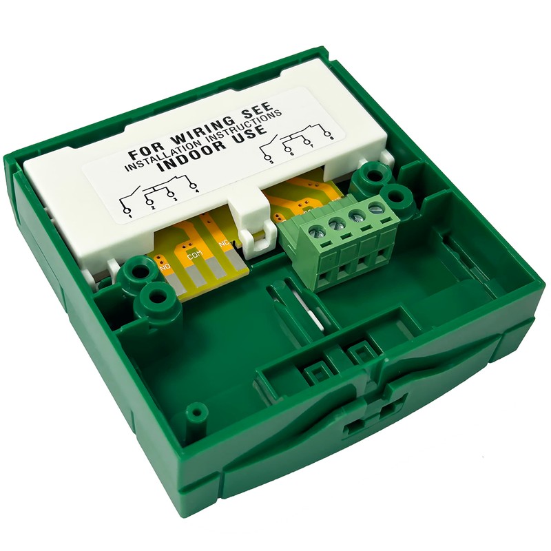 UHPPOTE Resettable Break Glass Fire Emergency Exit Release Button for