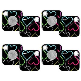 MightySkins Skin Compatible with Tile Mate w/Replaceable Battery (2018) - Hearts | Protective, Durable, and Unique Vinyl Decal wrap Cover | Easy to Apply, Remove, and Change Styles | Made in The USA