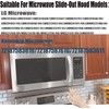 (2PCS) MFG61979001 Locker Microwave Slide Out Hood Assembly Fits for