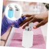 iplusmile 2pcs Static Alcohol Pump Bottle Refillable Press Down Solvent