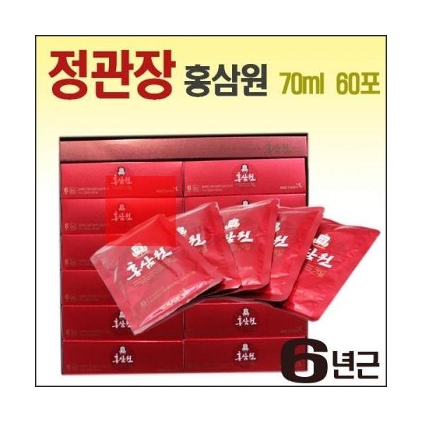 [Red Ginseng One 70ml*60 packets]/holiday gift set/gift set/gift/Ross Farm/Ham gift set/Cheongjeongwon