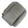 SecosAutoparts Driver Side Bottom Synthetic Leather Seat Cover Gray Compatible