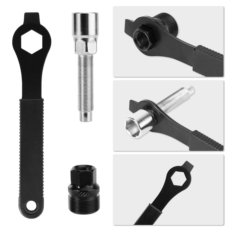 Oumers Puller Bicycle Crank Wrench Bottom Bracket Remover Allen Wrench