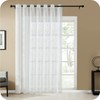 Topfinel Curtains with Eyelets Curtains Living Room Checked Curtain White