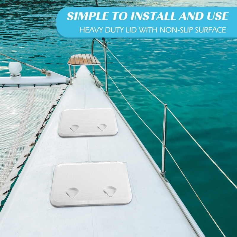Datanly 2 Pcs Marine Boat Deck Hatch 24" x 14"