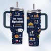 HYMONA Texas-Themed Gift Tumbler - 40oz Insulated Stainless Steel Cup