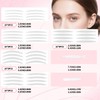 lasuroa 400pcs Invisible Eyelid Tape, 5 Style Long-Lasting Eye Lid