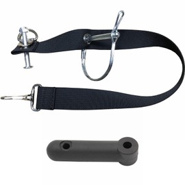 S-kumquat Flex Connector for Burley Trailer Hitch Round or Square Tow Arm Compatible with Burley Bee Honey Bee and Other Models (Round Tow arm)