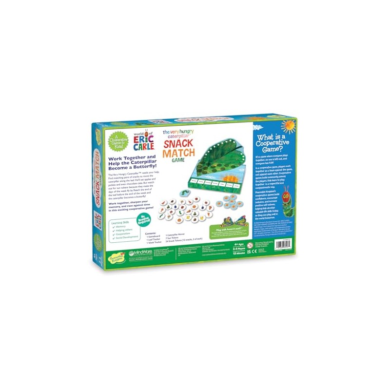 World of Eric Carle , The Very Hungry Caterpillar Snack Match Game – Cooperative Memory