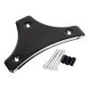 Unbranded PU Leather Sissy Bar Backrest Bracket For Harley Touring