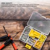 LEDSone 500 Piece Yellow Dowel Set Assorted Brick Masonry Drywall