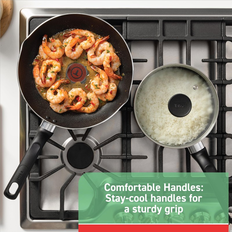 T-fal Specialty Nonstick Handy Pot with Glass Lid 3 Quart