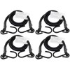 HELIDA Bungee Cords with Hooks, 3/8 Inch Thick Round Bungee