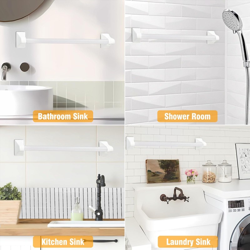 24 Inch Clear Replacement Towel Bar for Ceramic Holder -