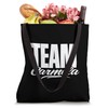 Team Carmela Name, Cheer for Carmela Support Tote Bag