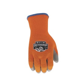 Octogrip 15G Thermal Eco Latex Palm Glove OG451 (9L),Orange