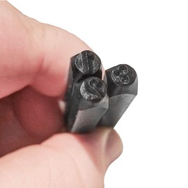 HFS(R) 5mm 36pcs Engraving Set Alphabet Numbers Metal Wood Plastic Leather