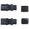 Aofan IEC 320 C8 2Pin Male to C13 3Pin Female