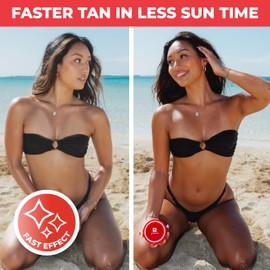 BYROKKO BYROKKO Shine Brown Watermelon Sunbed Cream, Sunbed Tanning Accelerator, Use it as tanning cream or tanning lotion for fast Intense Tan In Sunbeds & Outdoor Sun, 200 ml