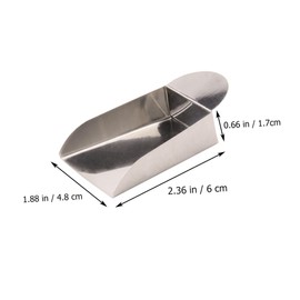 TEHAUX 4pcs Jewelry Scoop Bead Storage Shovel for Crafting Lightweight Bead Collecting Tool Diamonds and Jewelry Items