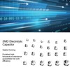 400Pcs SMD Electrolytic Capacitor 24 Values Aluminium 1uF‑1000uF Accessory Set