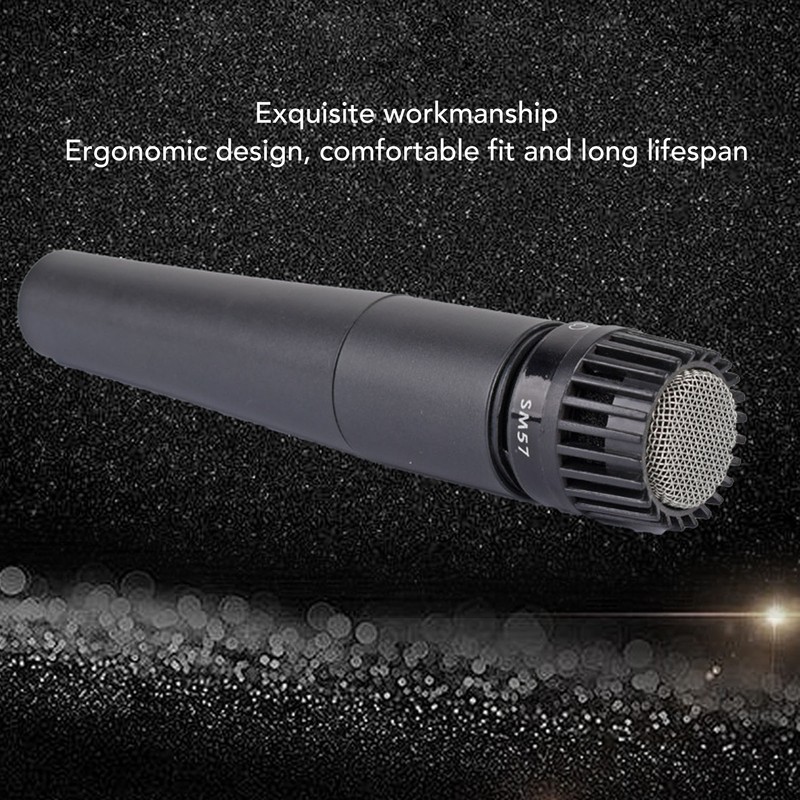 Cardioid Dynamic Vocal Microphone High Sensitivity Handheld Wired Karaoke Mic