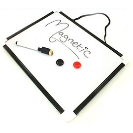 A4 MINI DRY WIPE NOTICE MEMO NOTE WHITE BOARD PEN ERASER MAGNETS KITCHEN OFFICE