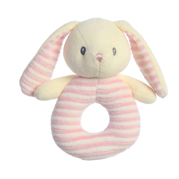 Ebba - Naturally Baby - 6" Naturally Bonnie Ring Rattle