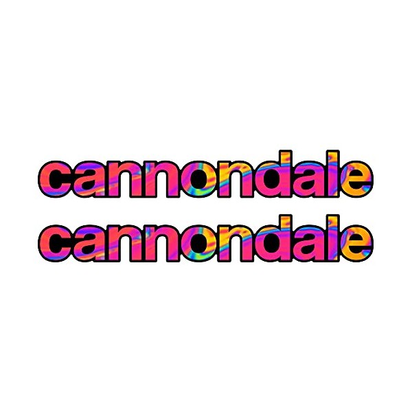 Cannondale Scalpel Carbon 2 2021 Stickers en vinyle adhésif Tableau (Psychedelic Rainbow)