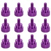sourcing map 12pcs M4x8mm Knurled Thumb Screw Computer Case Threaded