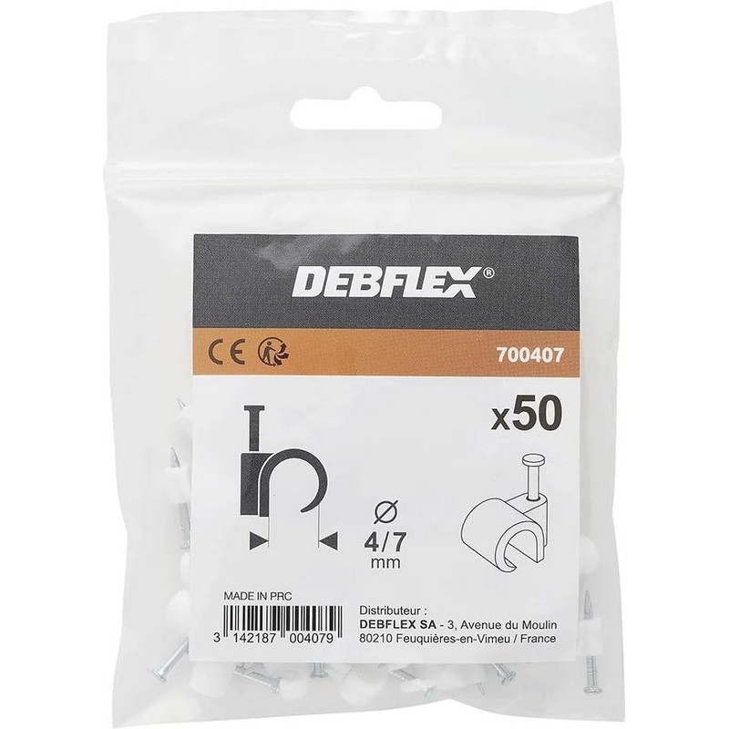 Debflex 700407 Cable Tie - Electric Cable Attachment and Connection