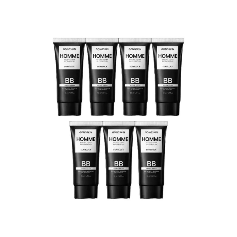 GongSkin 공스킨 옴므 내추럴 커버 BB파운데이션 7개 잡티커버 GongSkin Homme