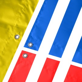 ABCCANOPY 52"X90" Swing Set Replacement Tarp for Playgrounds, Shade Screens (Navy Blue/White)