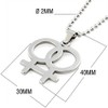 Lesbian Necklace for Women Girls Gay Pride Accessories Lesbian Gifts