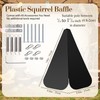 Otoolling 2 Pack Plastic Squirrel Baffle for Bird Feeder Pole