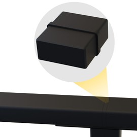 Dawn Railing 1 Pack Handrail Connector 1"x2" Aluminum Alloy Extension Connector, Rectangle Handrail Accessories for Flat Top Rail in Cable Railing System