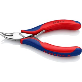 Knipex 35 42 115 SB Electronics Angled Plier in Blister Packaging, Multi-Colour